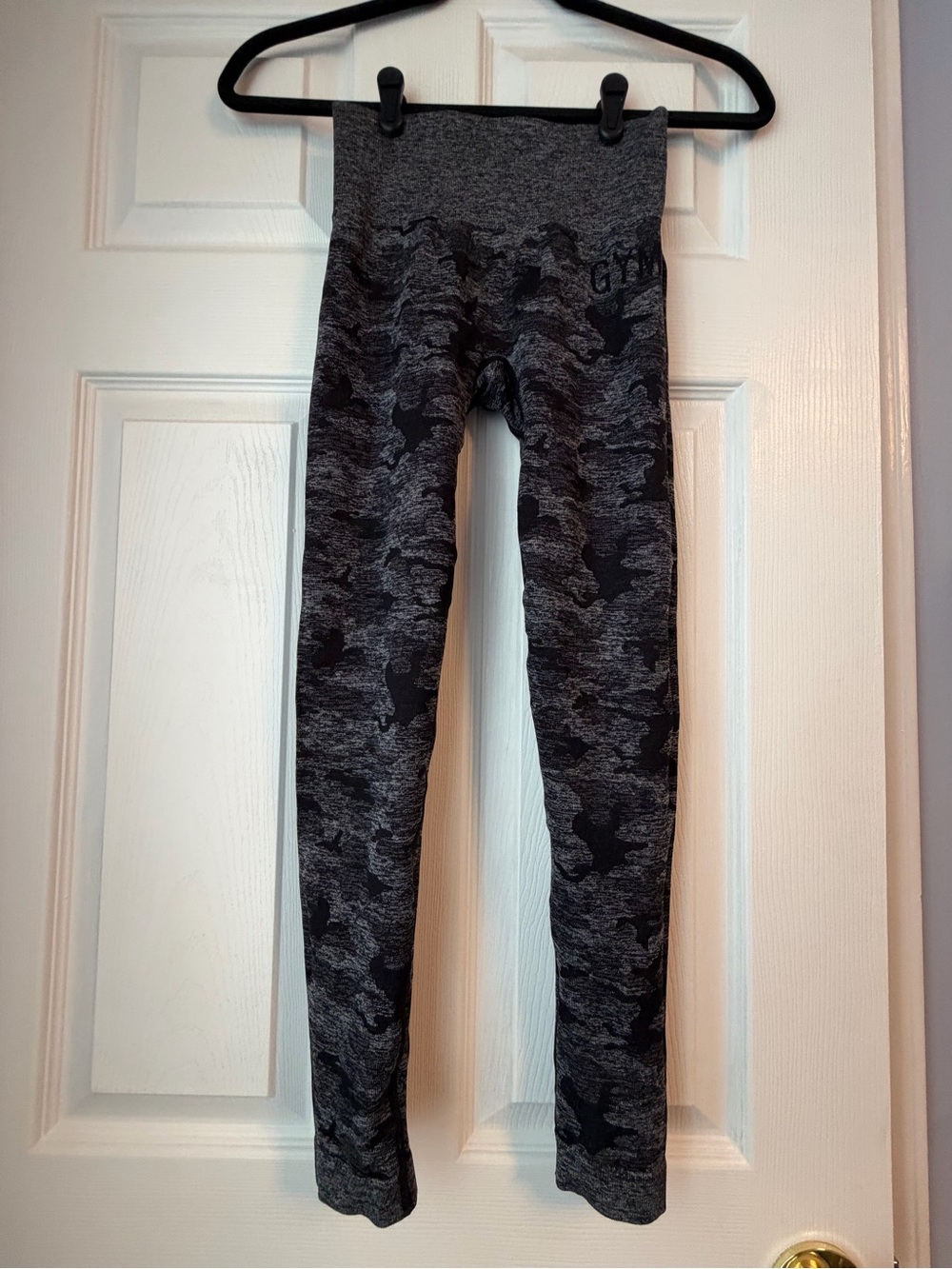 Gymshark Women's Gray Camo Seamless Leggings